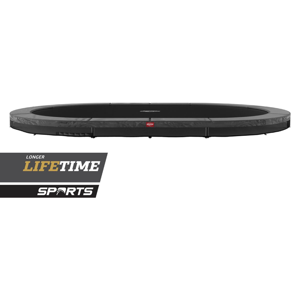 BERG Grand Favorit InGround 520 trampoline - grijs