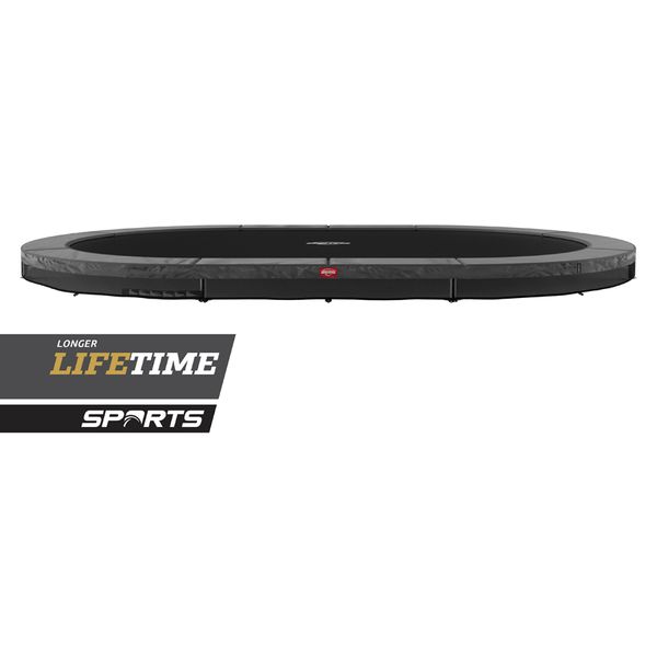 BERG Grand Favorit InGround 520 trampoline - grijs