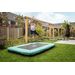 BERG Ultim Favorit InGround trampoline - 280 x 190 cm - Groen