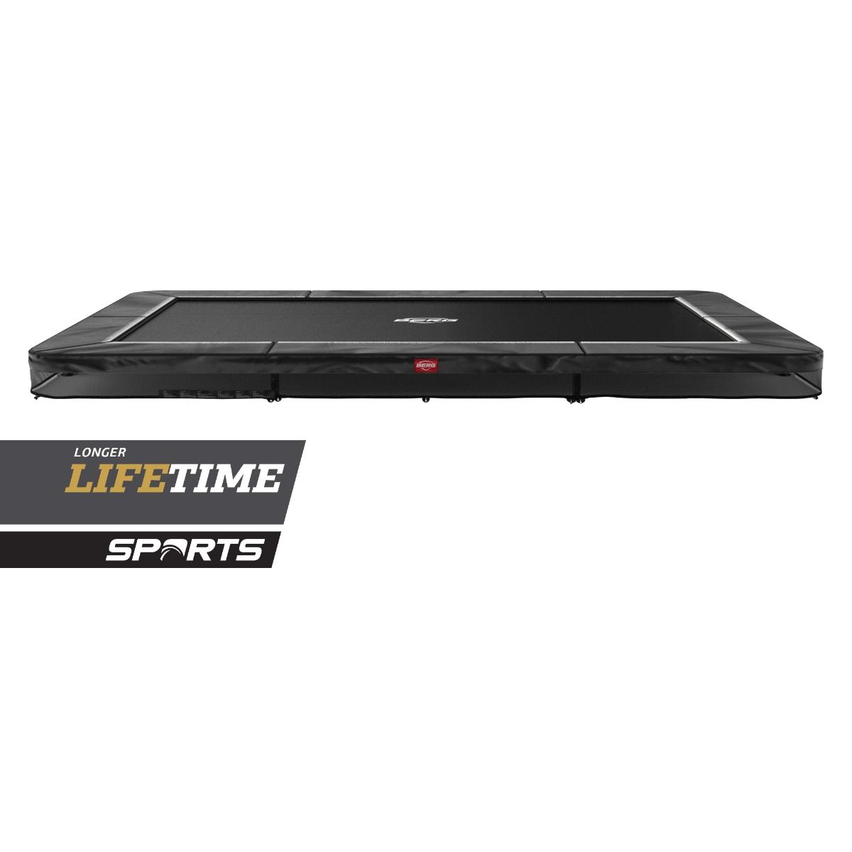 BERG Ultim Favorit InGround trampoline - 410 x 250 cm - Zwart