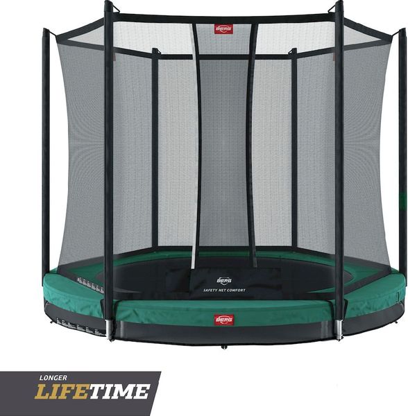 BERG Favorit InGround trampoline met net - Ø 330 cm - Groen