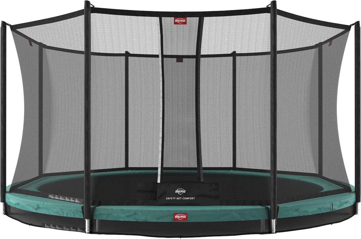 BERG Favorit InGround trampoline met net - Ø 380 cm - Groen