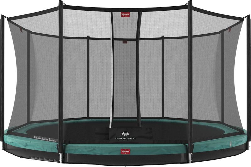 BERG Favorit InGround trampoline met net - Ø 380 cm - Groen