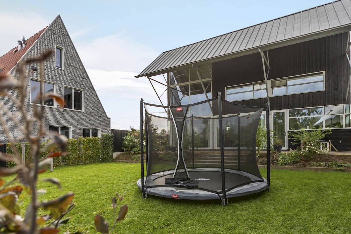 BERG Favorit InGround trampoline met net - Ø 270 cm - Grijs