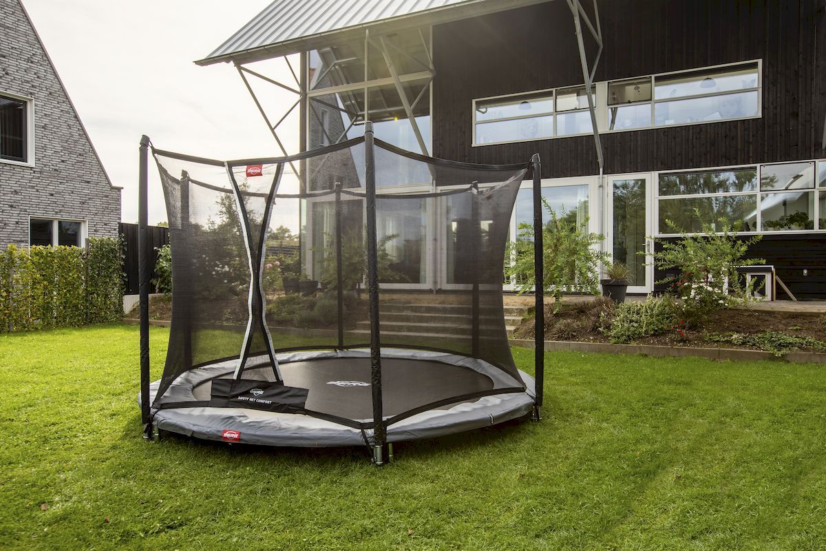 BERG Favorit InGround trampoline met net - Ø 330 cm - Grijs