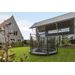 BERG Favorit InGround trampoline met net - Ø 330 cm - Grijs