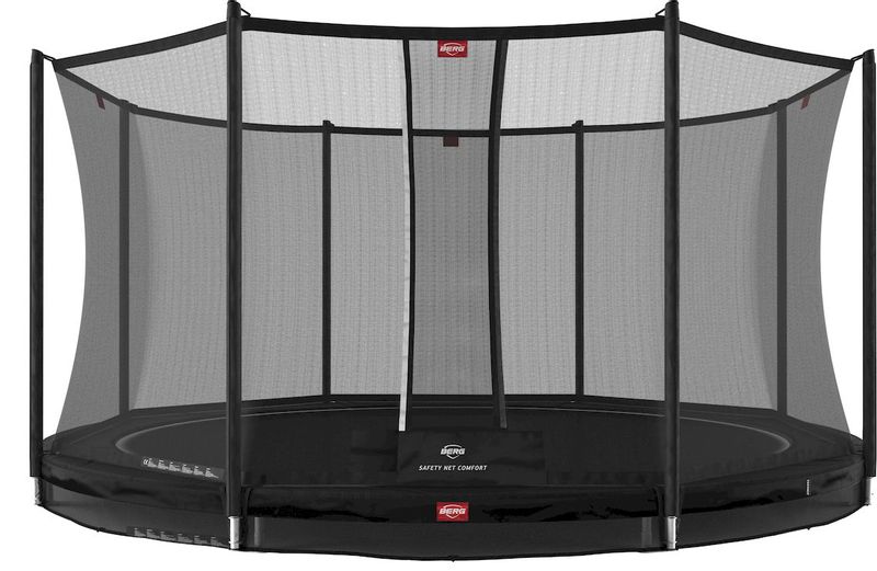 BERG Favorit InGround trampoline met net - Ø 430 cm - Zwart