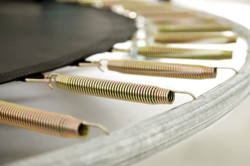 BERG Favorit InGround trampoline - Ø 200 cm - Grijs - Goldspring Solo veren