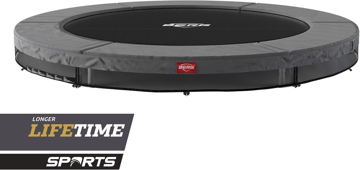 BERG Favorit InGround trampoline - Ø 270 cm - Grijs