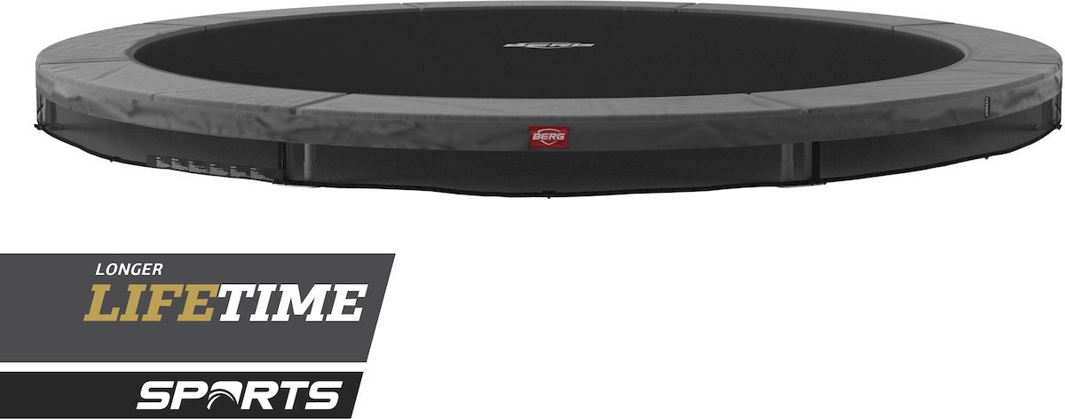 BERG Favorit InGround trampoline - Ø 380 cm - Grijs