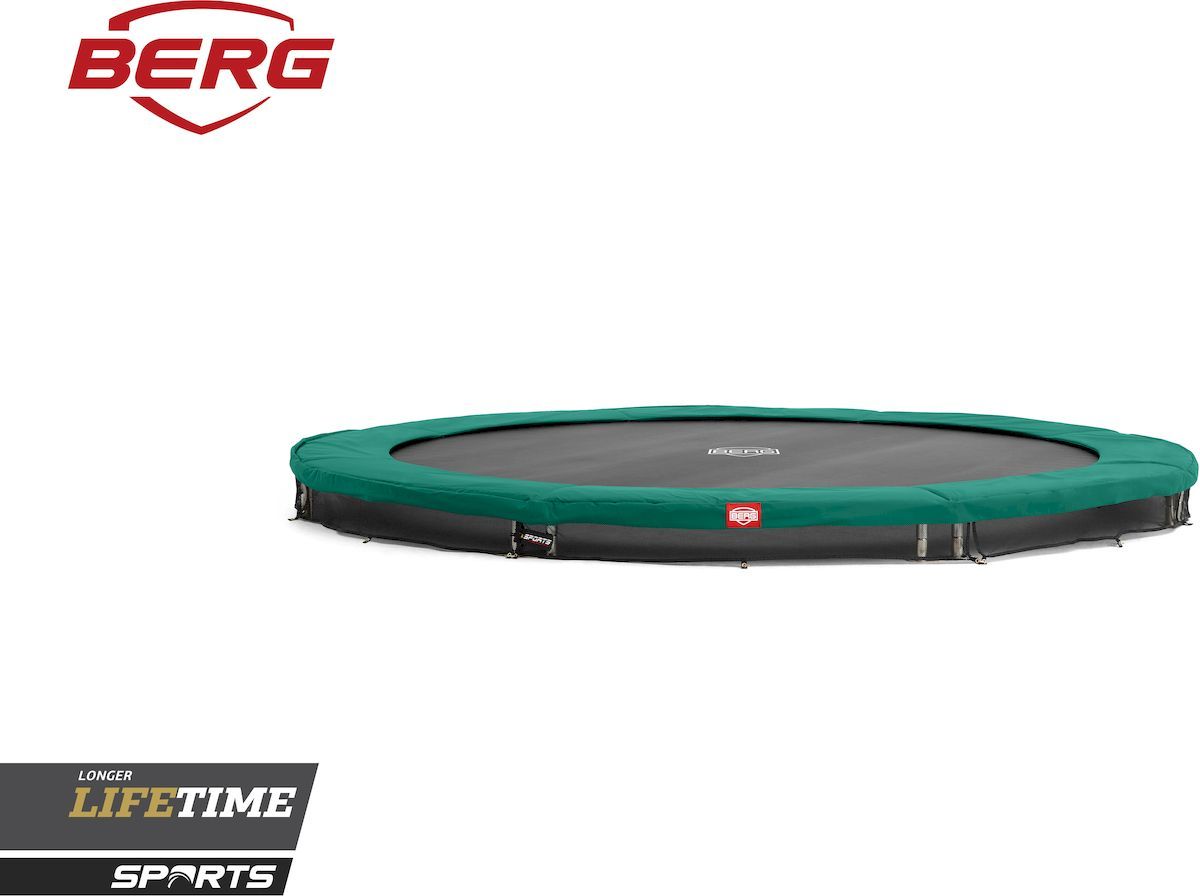 BERG Favorit InGround trampoline - Ø 430 cm - Groen