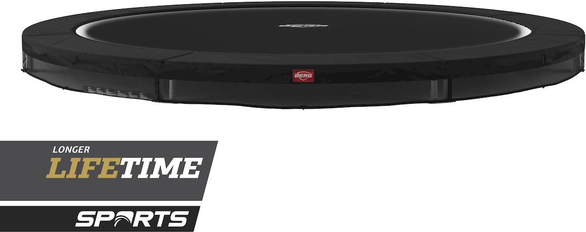 BERG Favorit InGround trampoline - Ø 430 cm - Zwart