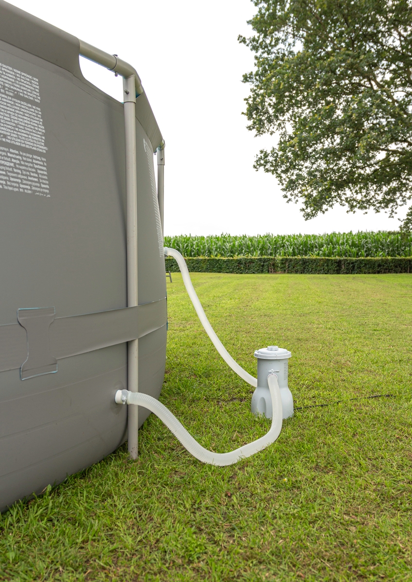 W'eau Steel Frame zwembad - 427 x 122 cm meegeleverde pomp