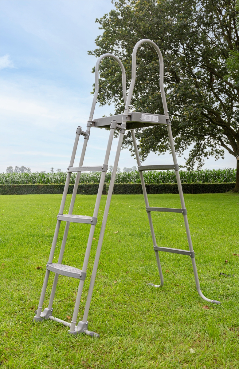 W'eau Steel Frame zwembad - 427 x 122 cm zwembadtrap