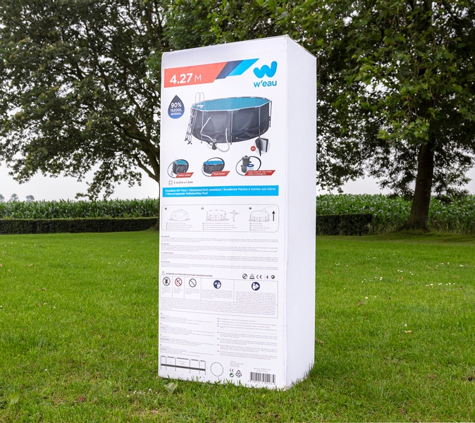 W'eau Steel Frame zwembad - 427 x 122 cm doos