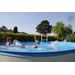 Swim & Fun Kreta Family Pool XL metalen zwembad Ø360 x 120cm - sfeerfoto