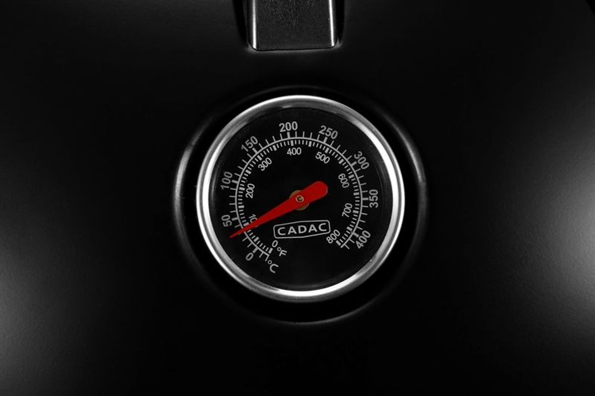 CADAC Citi Chef 40 gasbarbecue zwart thermometer