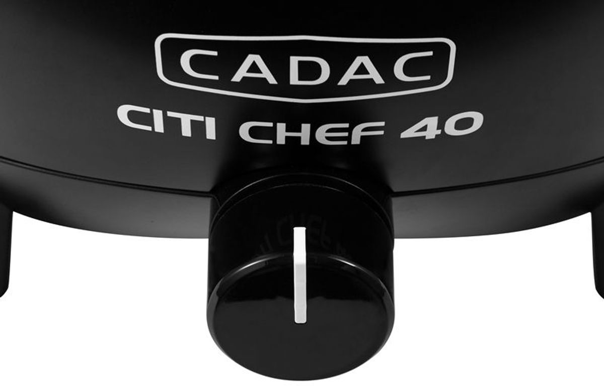 CADAC Citi Chef 40 gasbarbecue zwart regelaar
