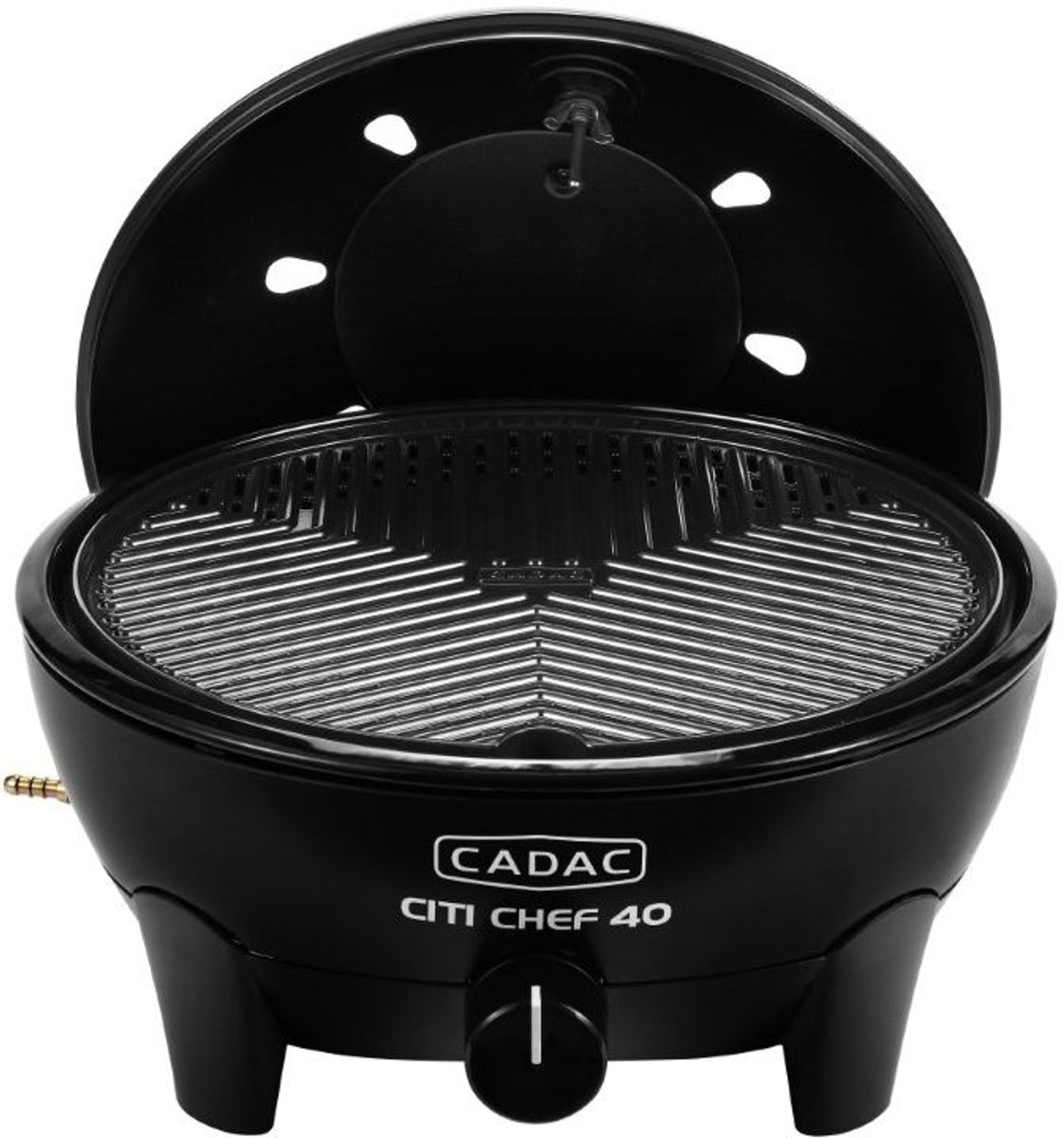 CADAC Citi Chef 40 gasbarbecue zwart  voorkant open
