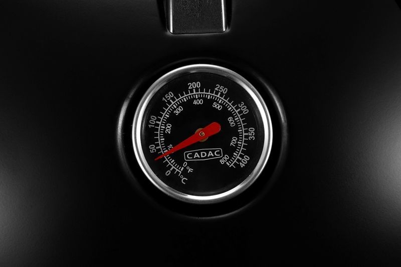 CADAC Citi Chef 40 gasbarbecue zwart thermometer
