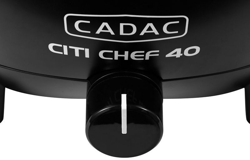 CADAC Citi Chef 40 gasbarbecue zwart regelaar
