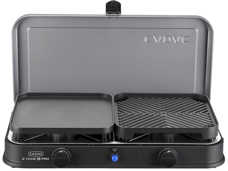 CADAC 2-Cook Pro Deluxe - 2-pits kooktoestel bakplaat en grill