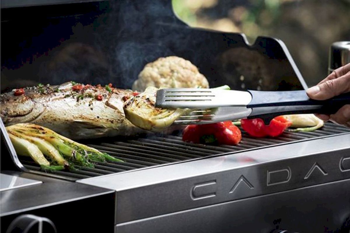 CADAC Entertainer 4 Supreme gasbarbecue - RVS  eten 