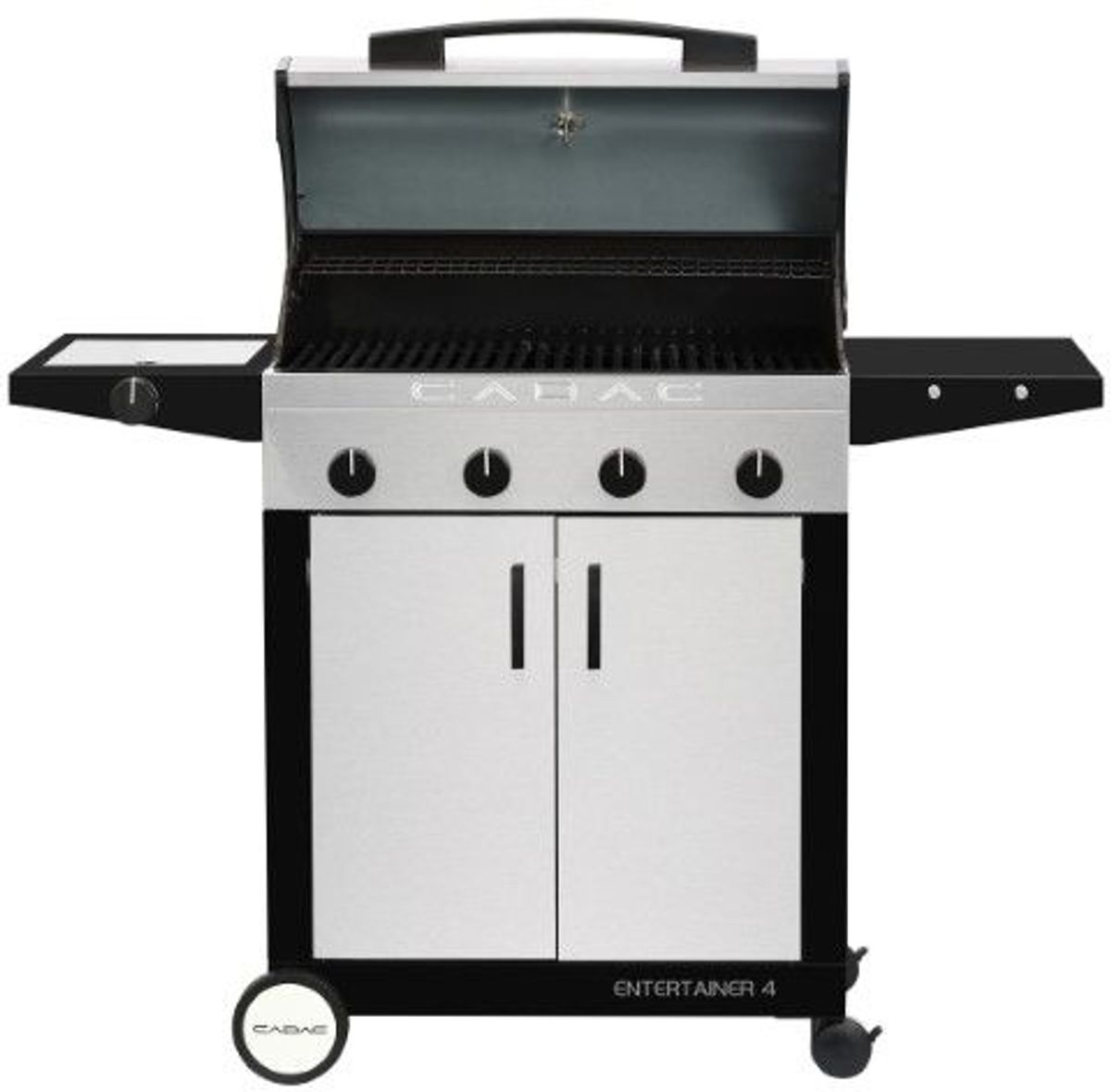 CADAC Entertainer 4 Supreme gasbarbecue voorkant open