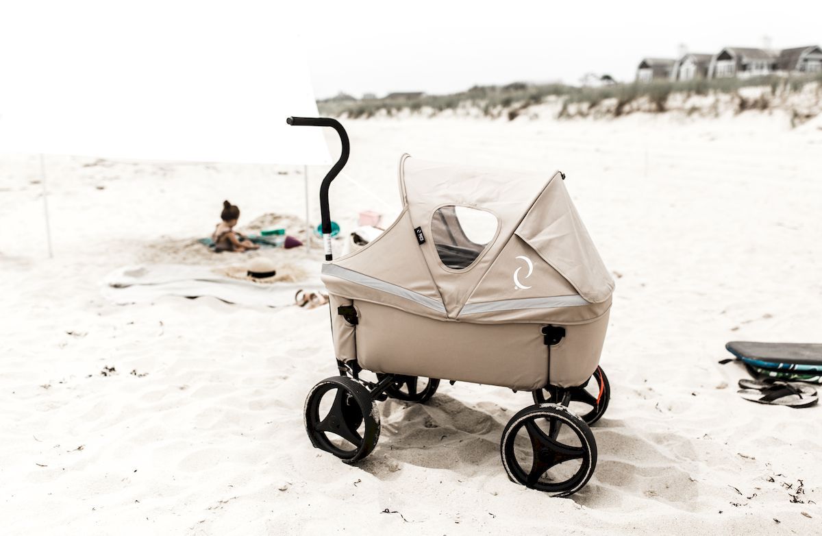 Beach Wagon Lite-Zandbruin strand