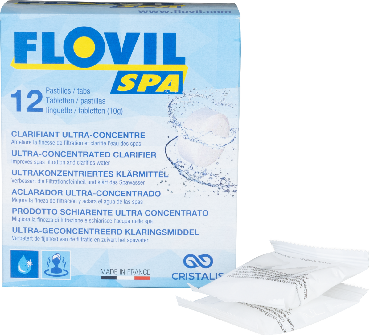 Flovil Spa vlokmiddel - 12 tabletten
