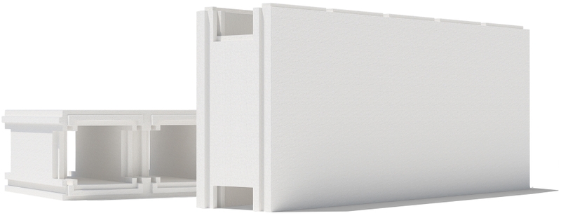 Polystyreen zwembad blokkenset - 8,00 x 4,00 x 1,50 m