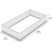 Polystyreen zwembad blokkenset - 10,00 x 5,00 x 1,50 m