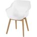 Hartman Sophie Teak tuinstoel - 2 stuks - wit
