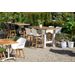 Hartman Sophie Teak tuinstoel - 2 stuks - wit