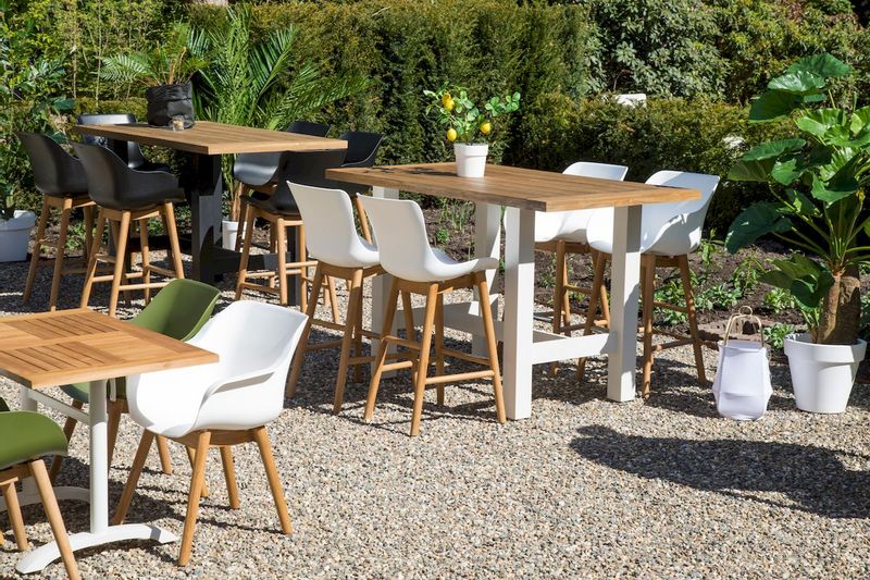 Hartman Sophie Teak tuinstoel - 2 stuks - wit