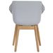 Hartman Sophie Teak tuinstoel - 2 stuks - grijs - achterkant