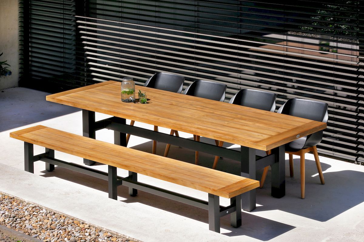 Hartman Sophie Teak tuinstoel - 2 stuks - zwart