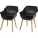 Hartman Sophie Teak tuinstoel - 2 stuks - zwart