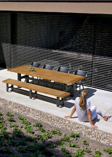 Hartman Sophie Teak tuinstoel - 2 stuks - zwart