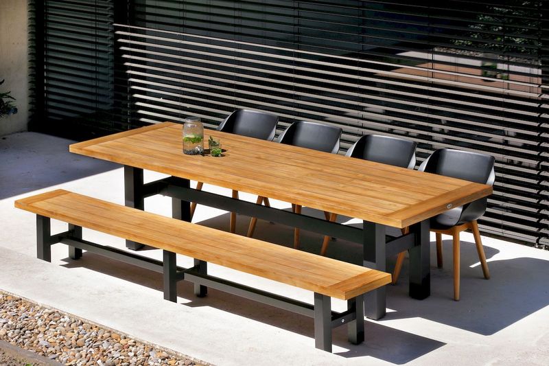 Hartman Sophie Teak tuinstoel - 2 stuks - zwart