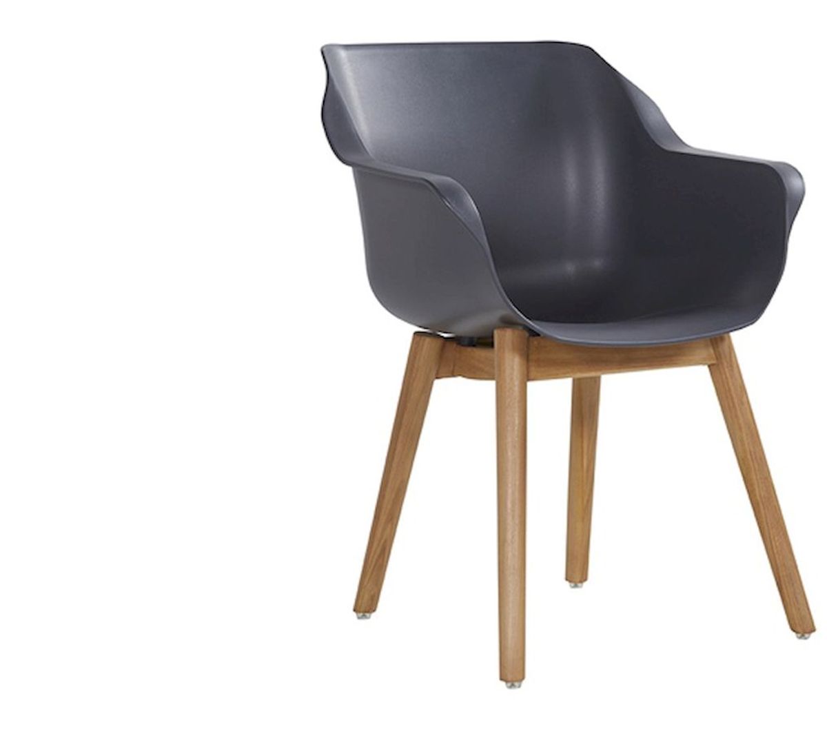 Hartman Sophie Teak tuinstoel - 2 stuks - antraciet