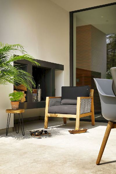 Hartman Sophie Teak tuinstoel - 2 stuks - antraciet