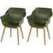 Hartman Sophie Teak tuinstoel - 2 stuks - groen