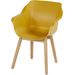 Hartman Sophie Teak tuinstoel - 2 stuks - geel