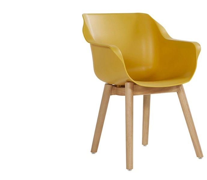 Hartman Sophie Teak tuinstoel - 2 stuks - geel