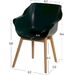 Hartman Sophie Teak tuinstoel - 2 stuks - donkergroen - afmetingen