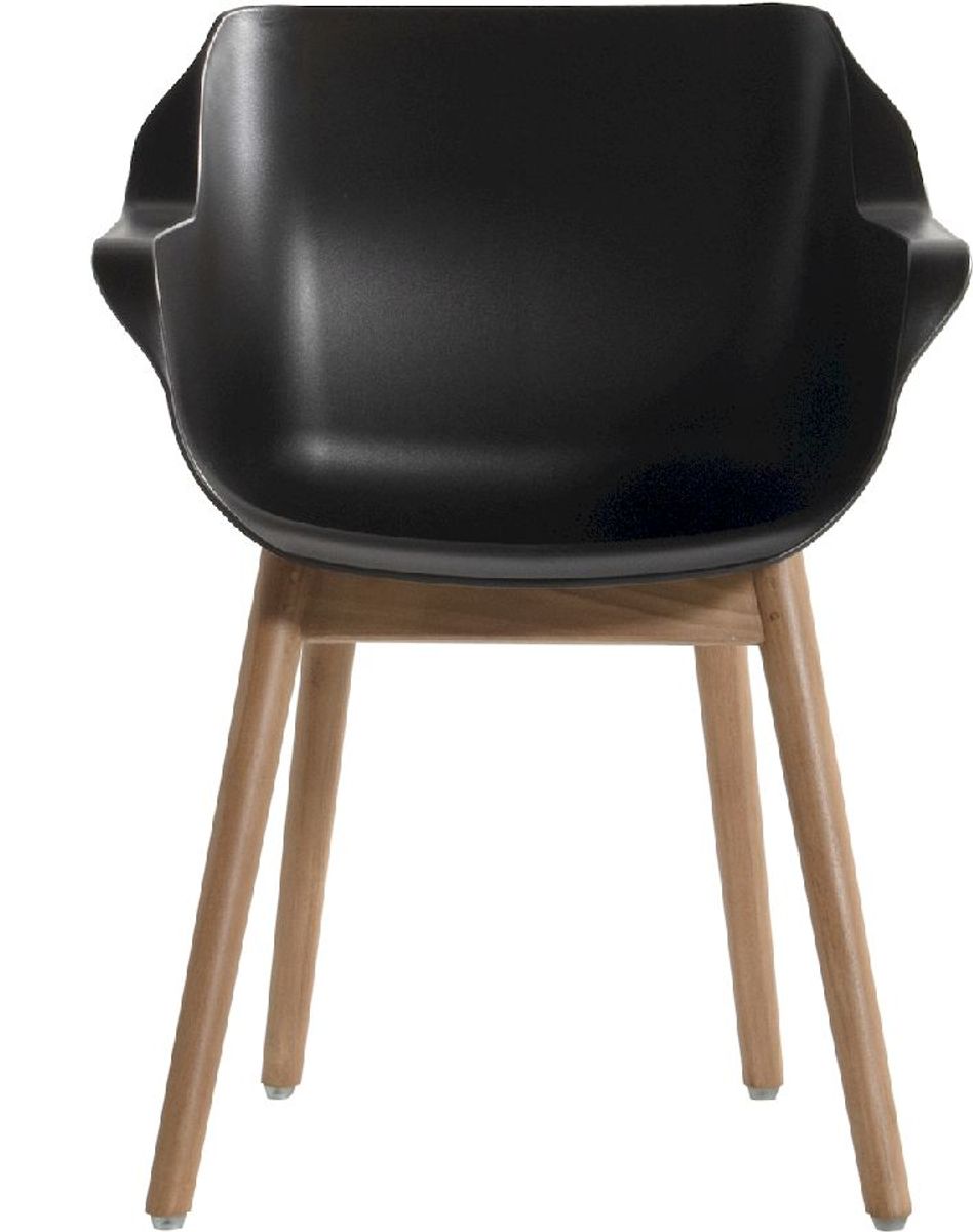 Hartman Sophie Teak tuinstoel - 2 stuks - bruin - voorkant