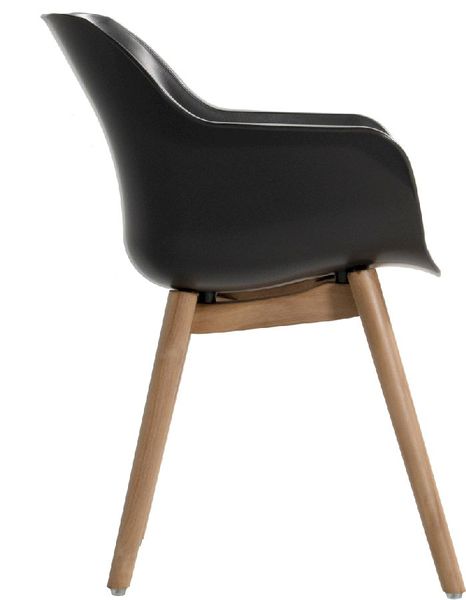 Hartman Sophie Teak tuinstoel - 2 stuks - bruin - zijkant