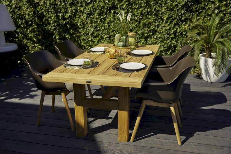 Hartman Sophie Teak tuinstoel - 2 stuks - bruin