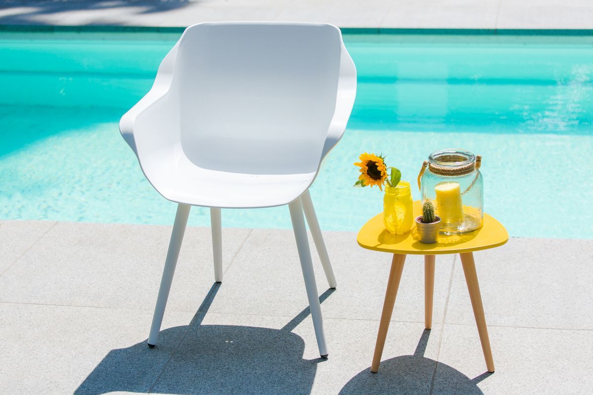 Hartman Sophie Studio tuinstoel - 2 stuks - wit frame - wit